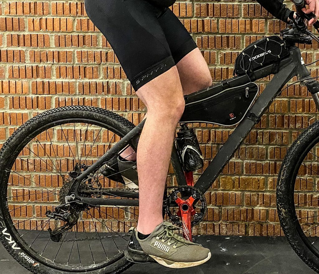Determine Saddle height heel to pedal