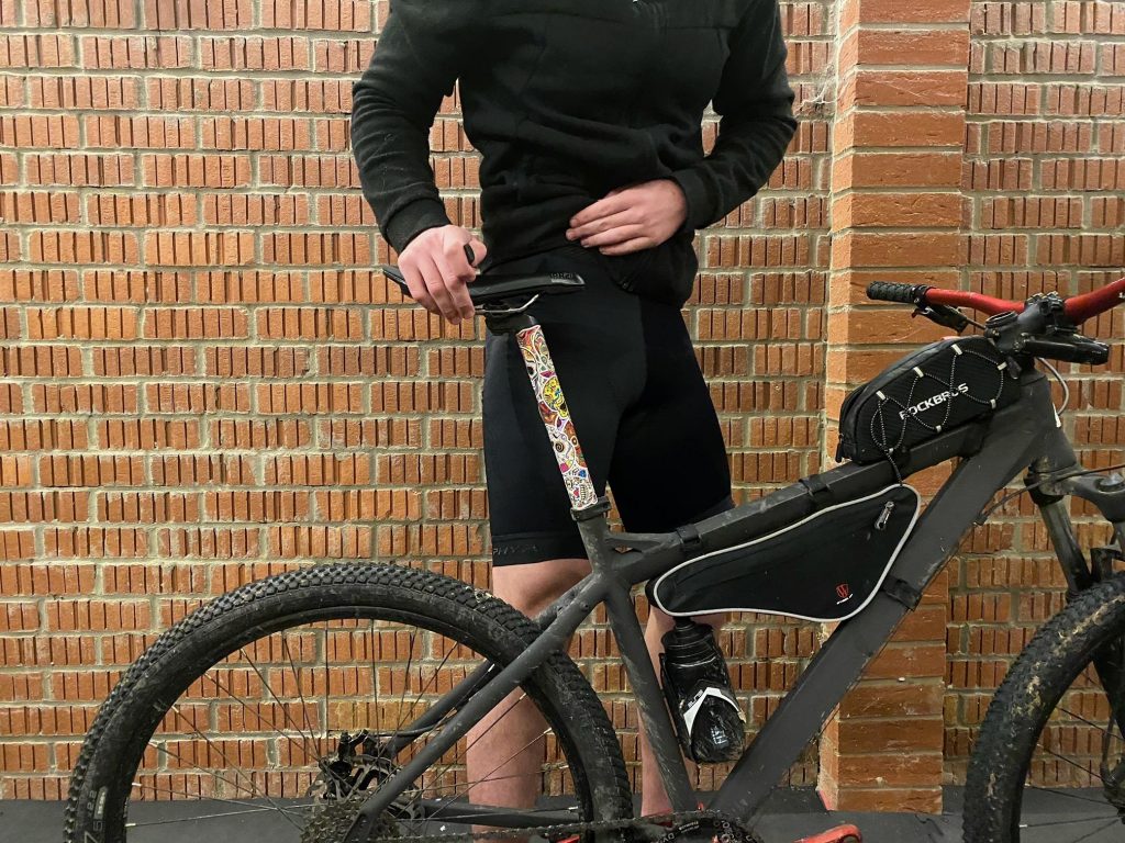 Determine Saddle height quick hip test